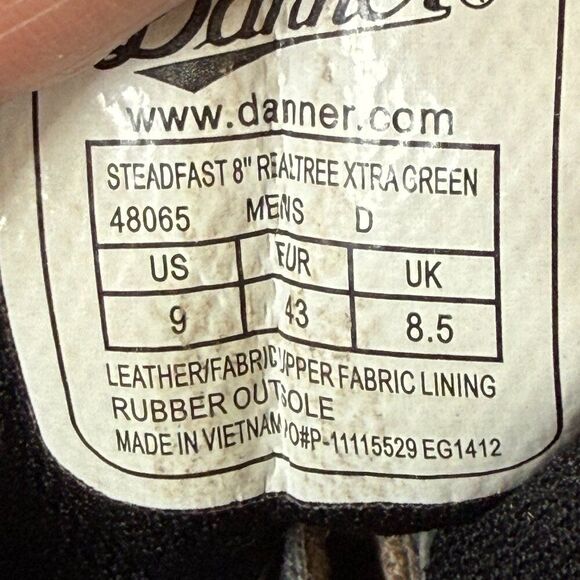 Danner Steadfast 8\